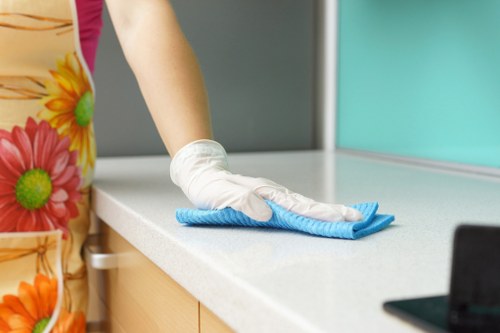 Commercial carpet cleaning for an office space in SW6