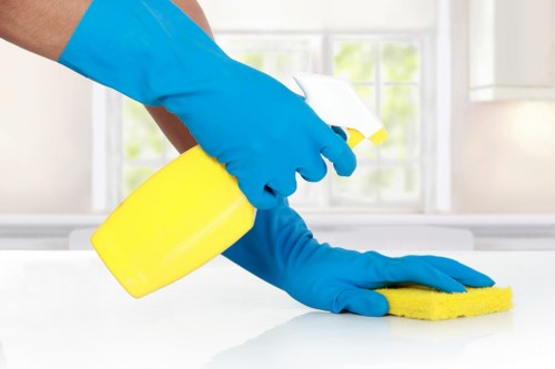Waste handling and compliance for cleaning services