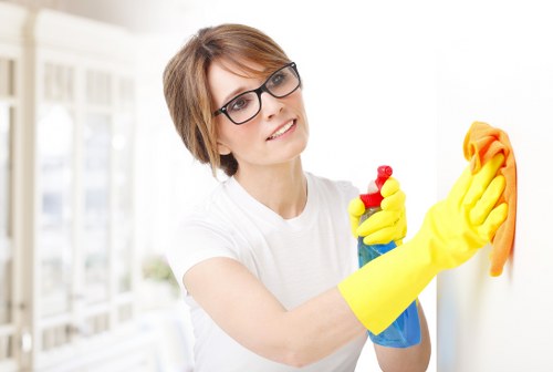 Local cleaning team preparing a SW6 property for handover