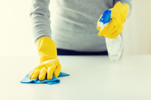 Local communal cleaning service for apartment building entrances in SW6